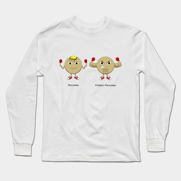 Buff Pancake Long Sleeve T-Shirt by michaeldean23